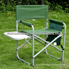 Aluminium Folding Director Chair With Cup Plate And Magazine Bag